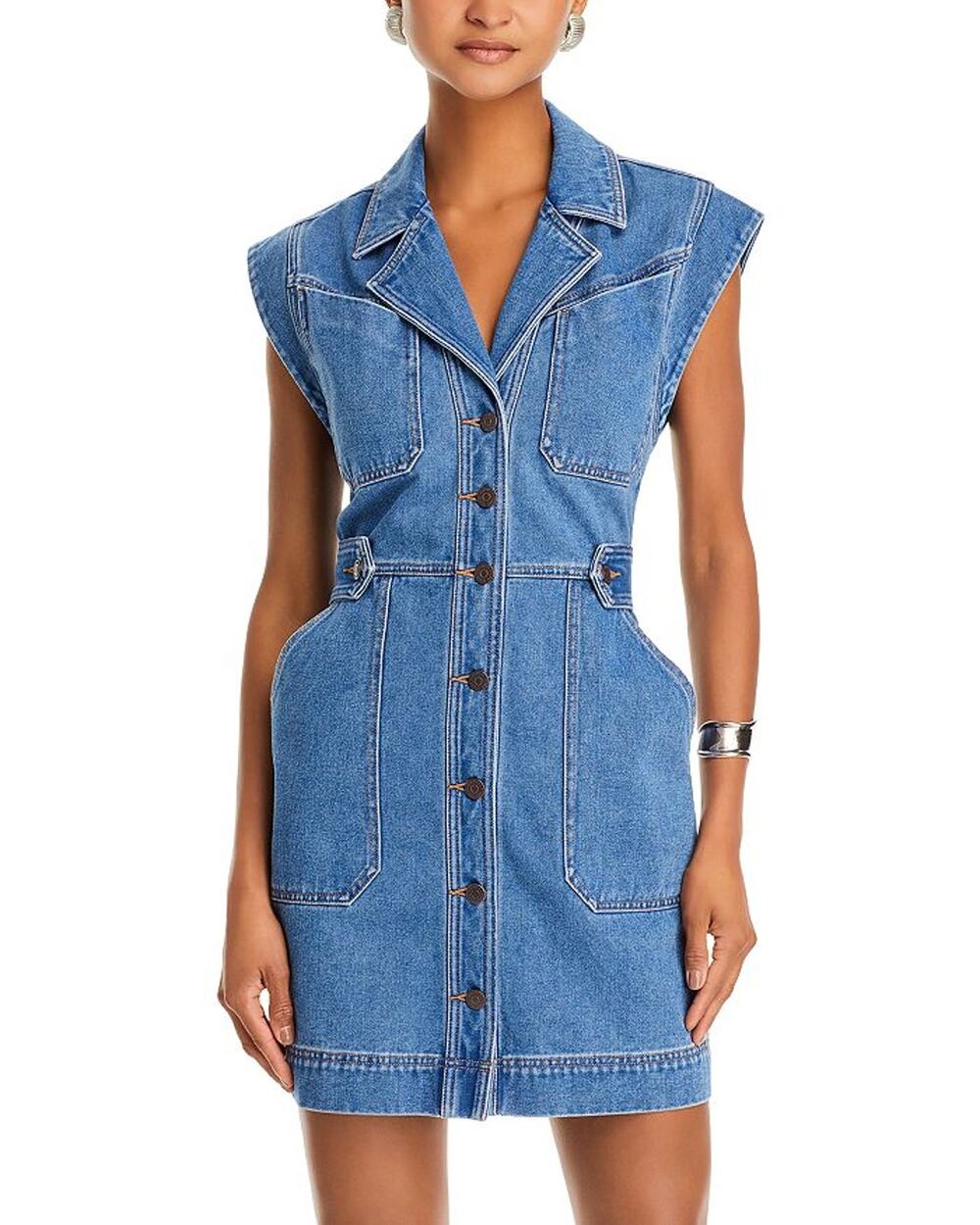 Veronica Beard Denim Blue Jax Dress Size 14